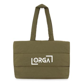 Orga - Membre de l’équipe - Personnel - Organisateur - Équipage - Sac shopping matelassé - safari green - Devant