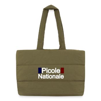 Picole nationale - Sac shopping matelassé - safari green - Devant