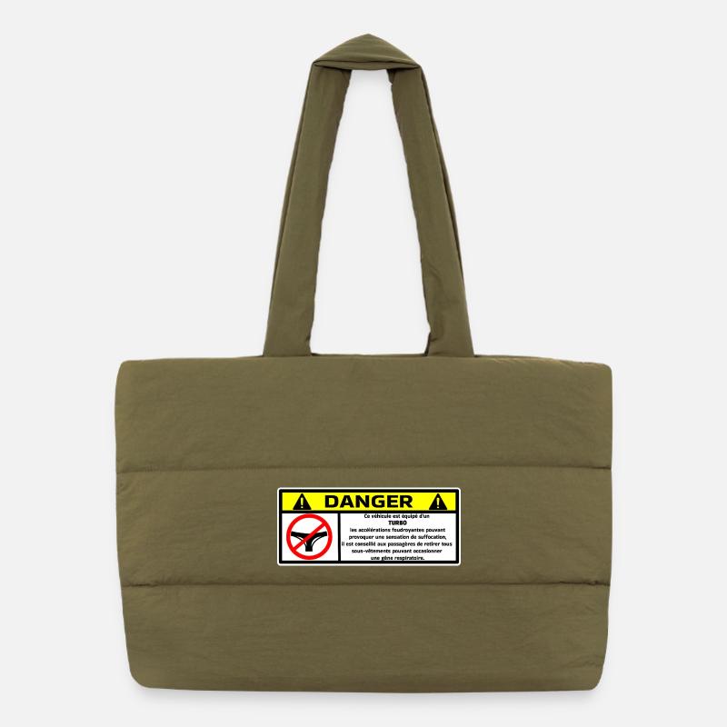 Car Puffer Shopping Bag