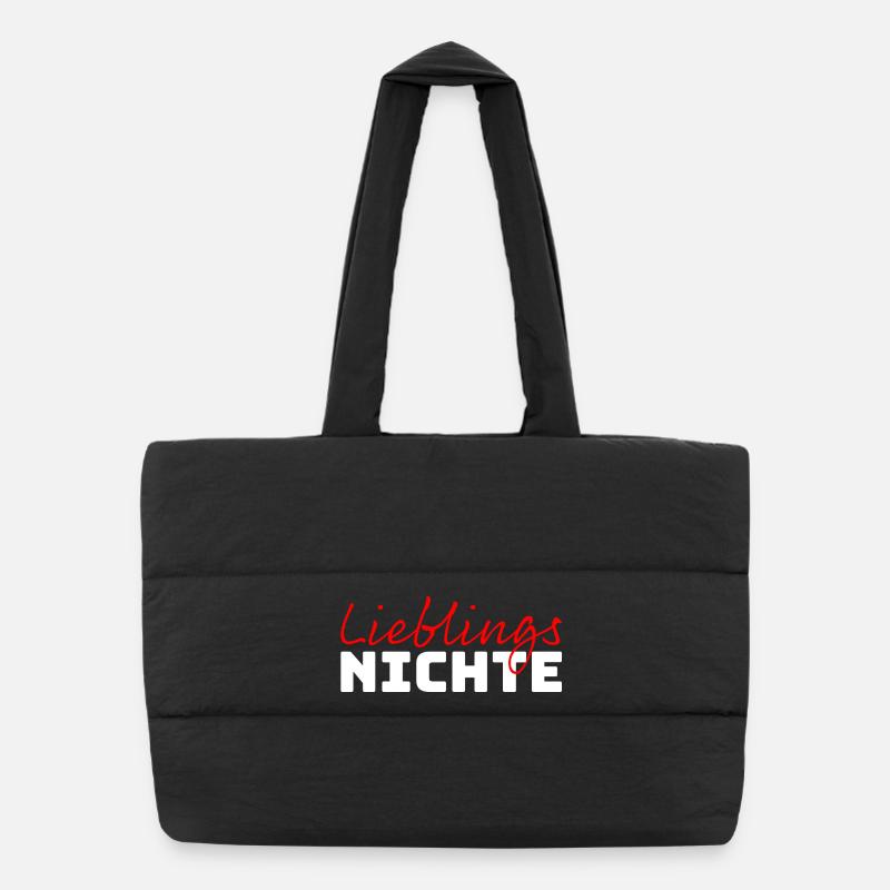 Lieblingsnichte Tshirt Puffer-Einkaufstasche