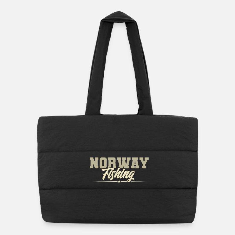 Norwegen Angeln Puffer-Einkaufstasche