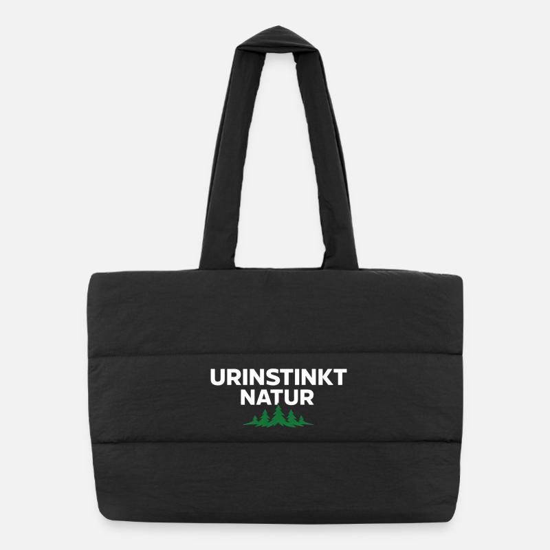Urinstinkt Natur – Starkes Natur Statement Puffer-Einkaufstasche