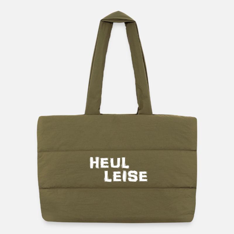 Heul Leise Puffer-Einkaufstasche