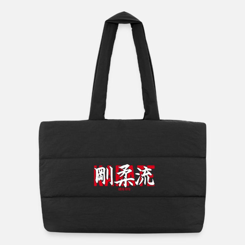 Goju Ryu Karate Kampfsport-Dojo Kanji Japan Puffer-Einkaufstasche