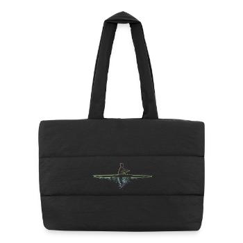 Ramer - Sac shopping matelassé - noir - Devant
