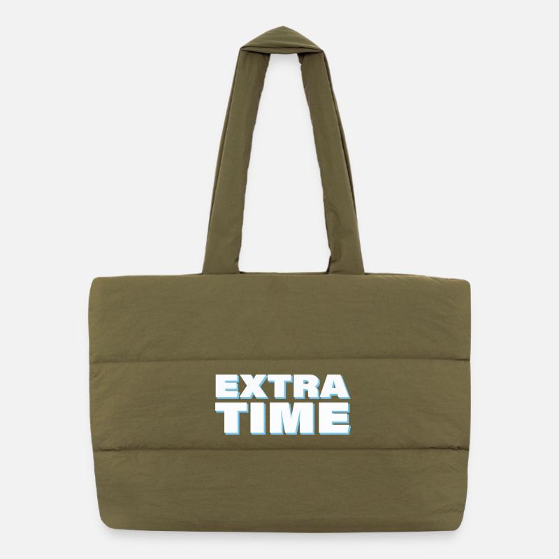 TEMPS SUPPLÉMENTAIRE Sac shopping matelassé