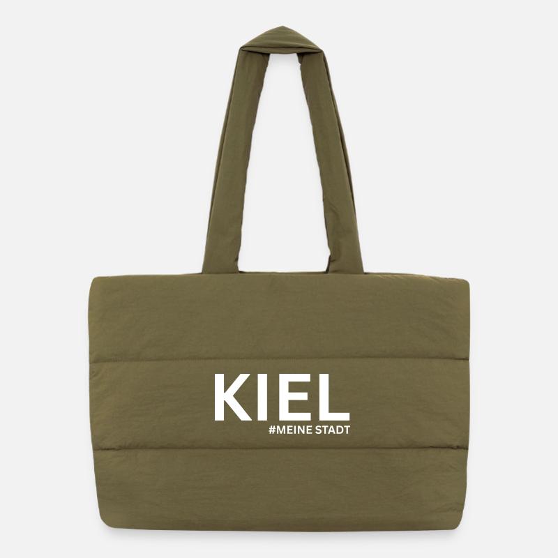 Conception de l’ancre de Kiel - style maritime Allemagne du Nord Sac shopping matelassé