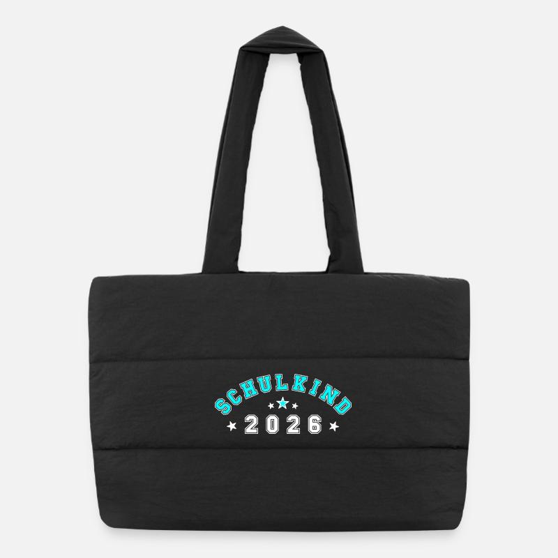 Schulkind 2026 Einschulung Puffer-Einkaufstasche