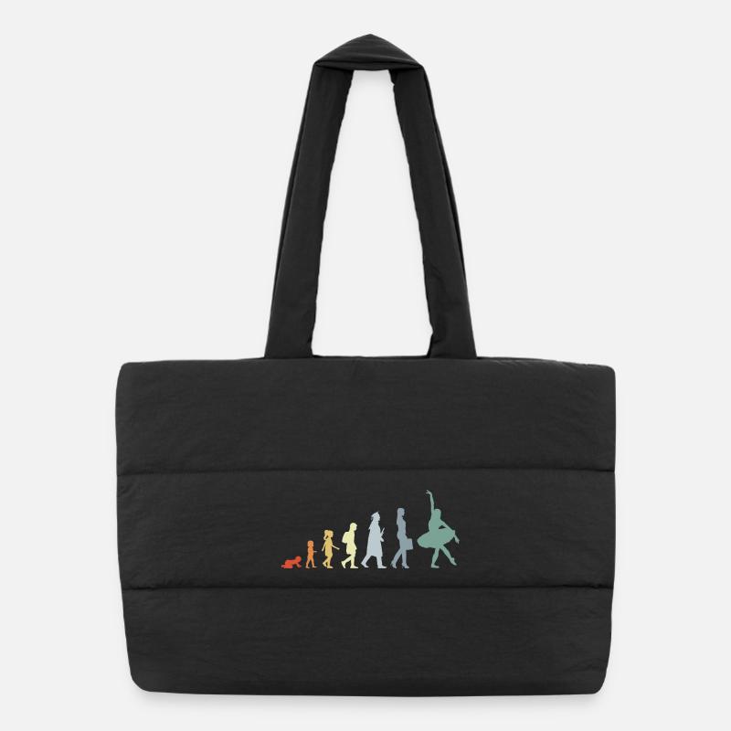 Évolution du danseur de ballet vintage Sac shopping matelassé
