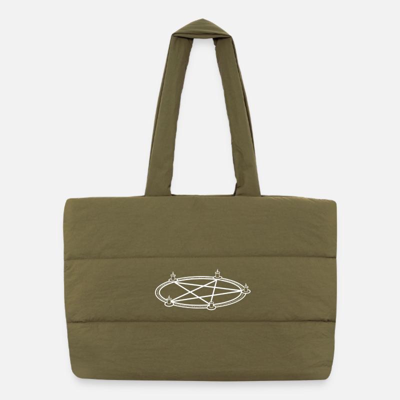 Summon Pentagram | Carrot | Mythology Puffer Shopping Bag