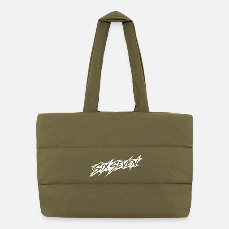 Six seven Puffer-Einkaufstasche