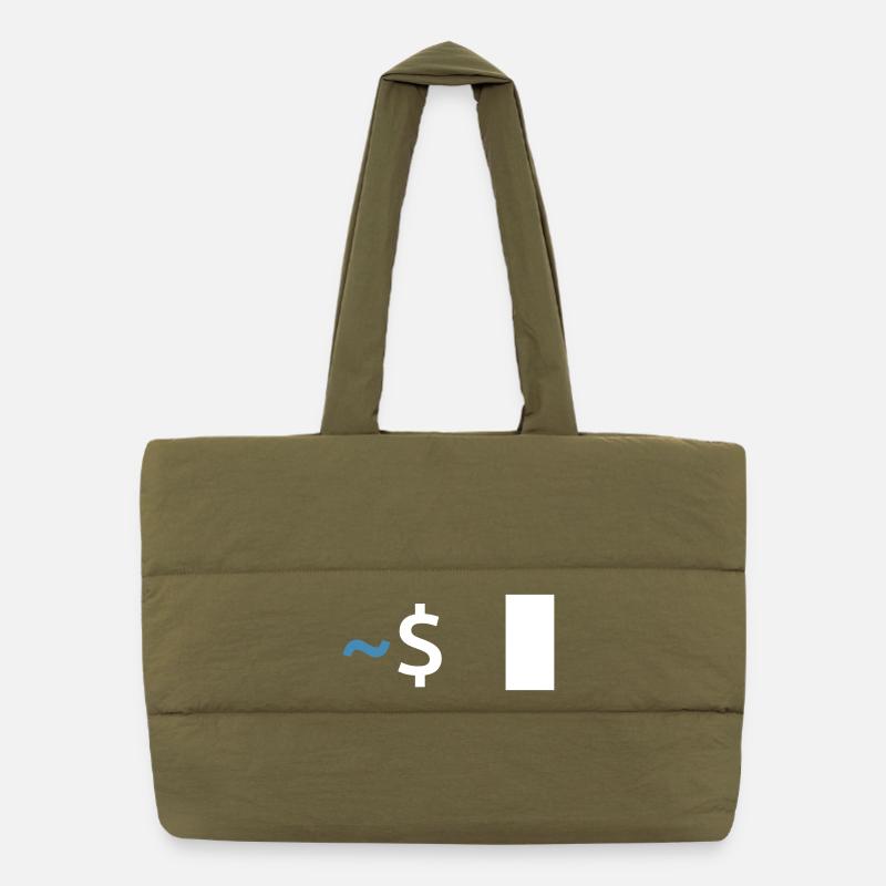 Commande Linux Shell Sac shopping matelassé