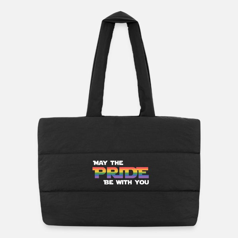 Mois de la fierté LGBT - Que la fierté soit avec vous Sac shopping matelassé