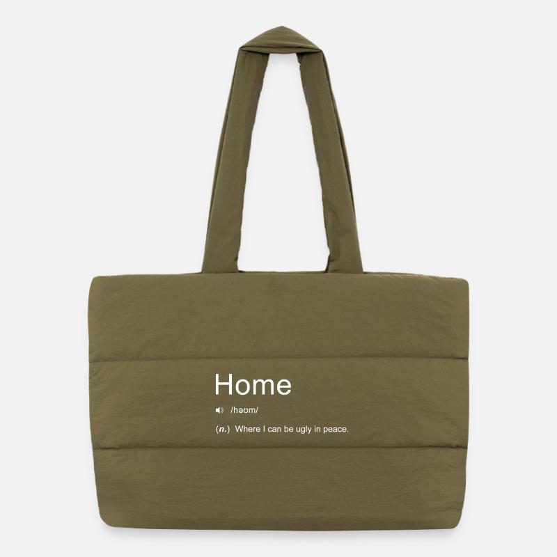 Définition du domicile Sac shopping matelassé