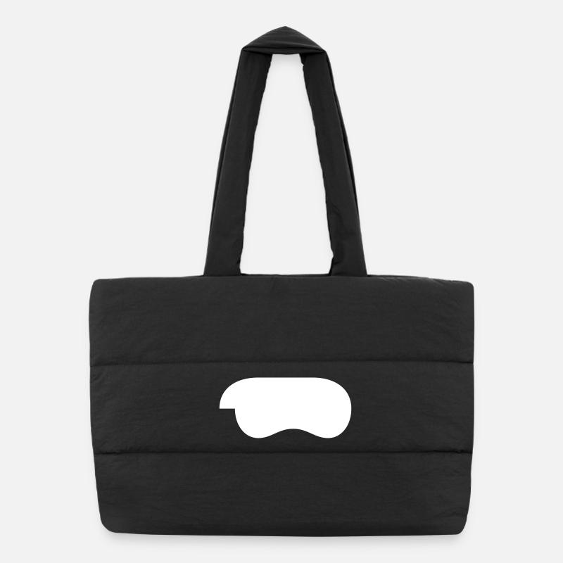Contrôleur-Blanc Sac shopping matelassé