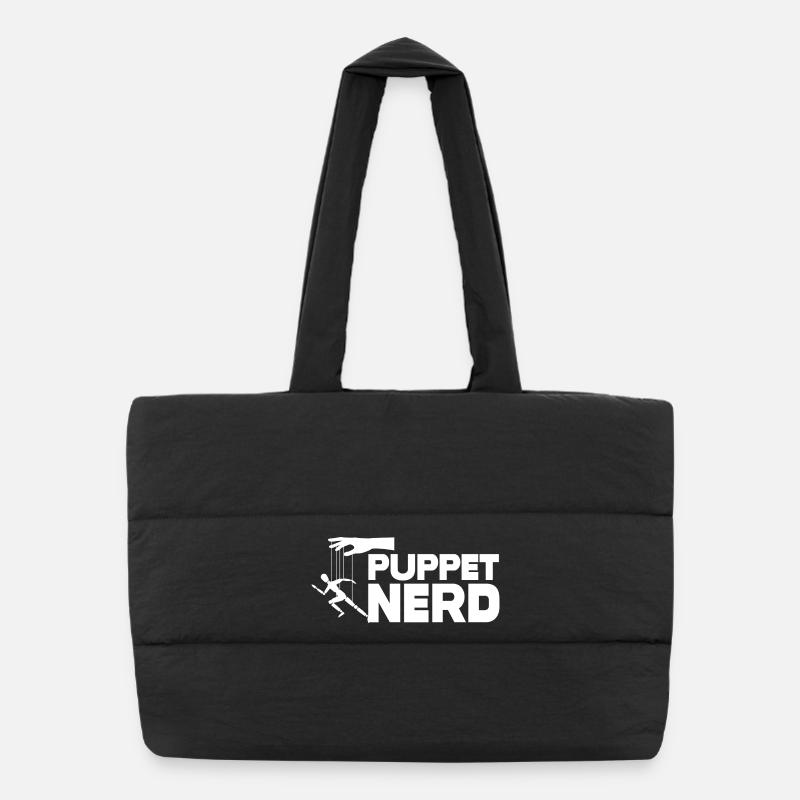 Puppet Nerd Marionette Tee Puffer Shopping Bag