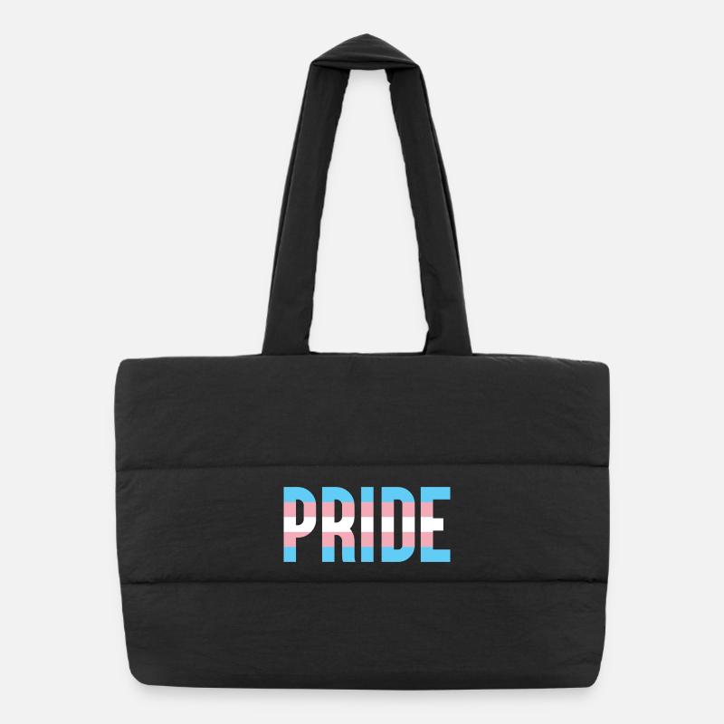 Mois de la fierté LGBT - Fierté trans Sac shopping matelassé