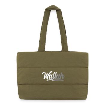 Wallah - Sac shopping matelassé - safari green - Devant