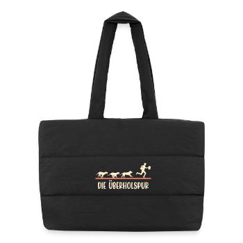 Postman THE FAST LANE Funny - Puffer Shopping Bag - black - Front