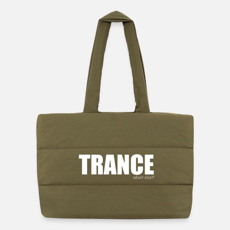 Trance - what else? Puffer Shopping Bag