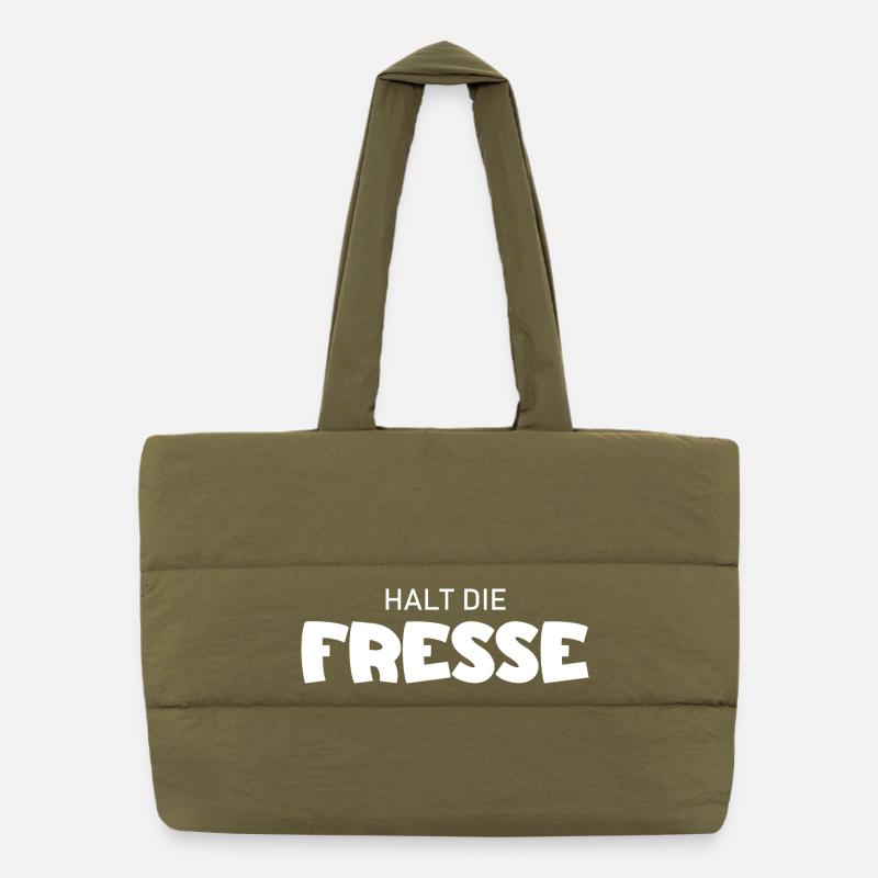 Tais-toi - Diction cool Sac shopping matelassé