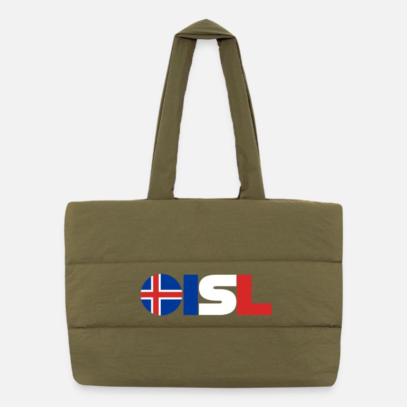 Islande Sac shopping matelassé