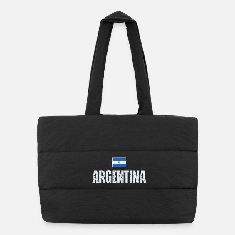 Argentinischer Stolz, ich liebe Argentinien Puffer-Einkaufstasche