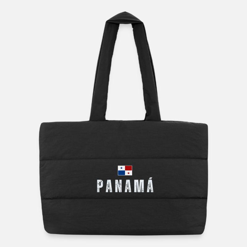 Drapeau du Panama, J’aime le Panama Sac shopping matelassé