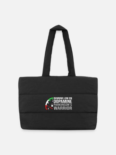 Parkinson Krankheit - Gesteppte Shopping Bag - Schwarz