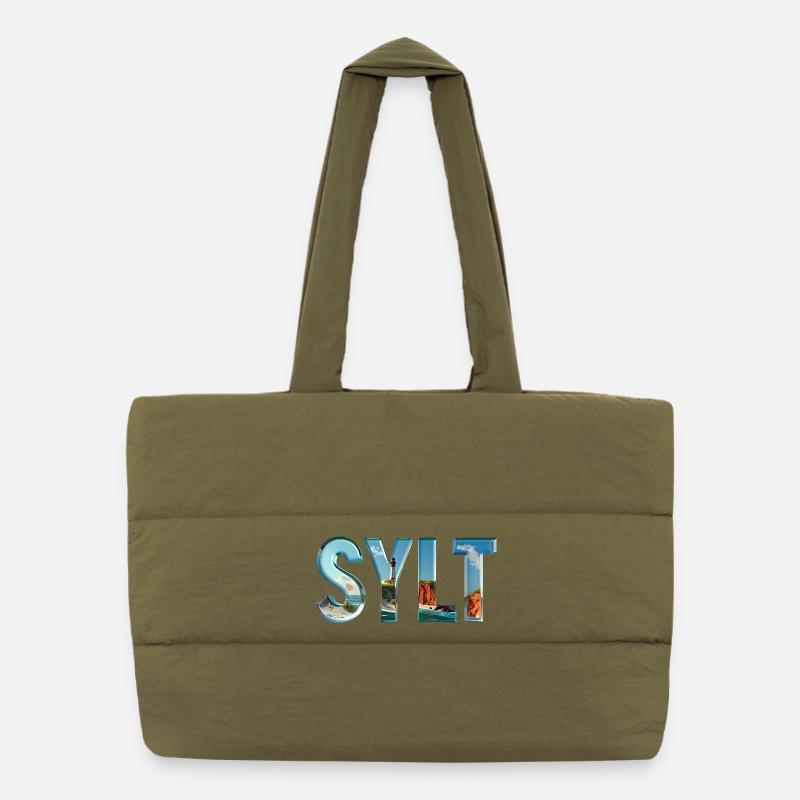 SYLT – maritime, élégant, nordique Sac shopping matelassé
