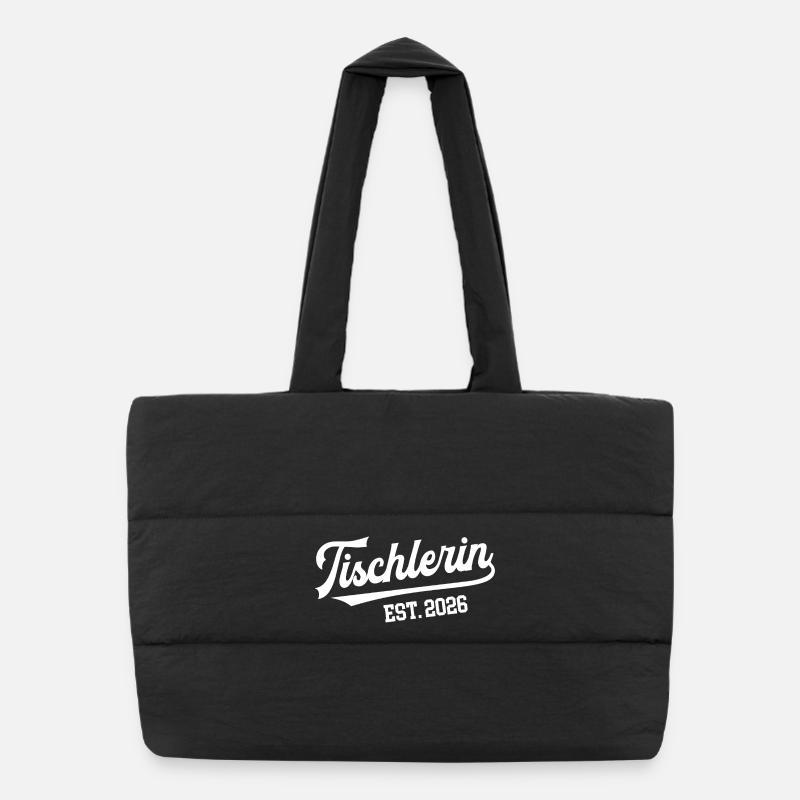 Examen d’apprentissage de menuisier 2026 Profession de menuisier Sac shopping matelassé