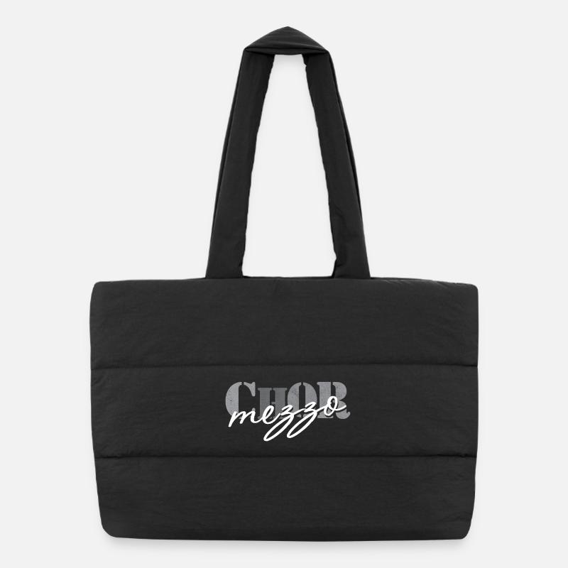 Choir mezzo-soprano Puffer Shopping Bag