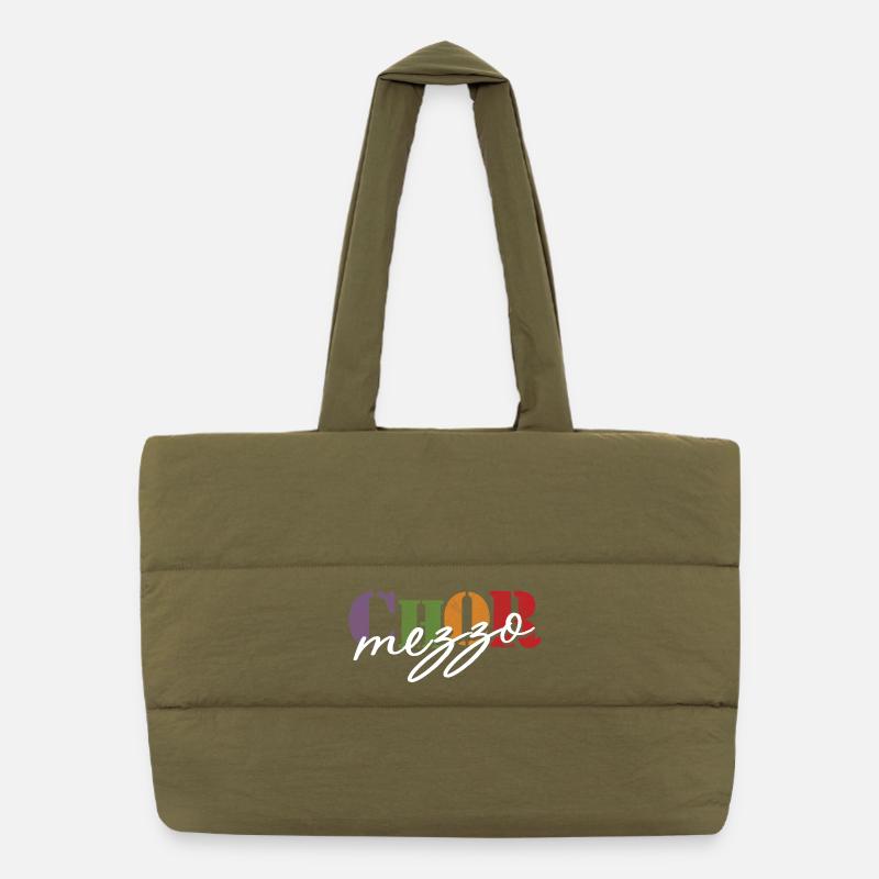 Mezzo-soprano de chœur Sac shopping matelassé
