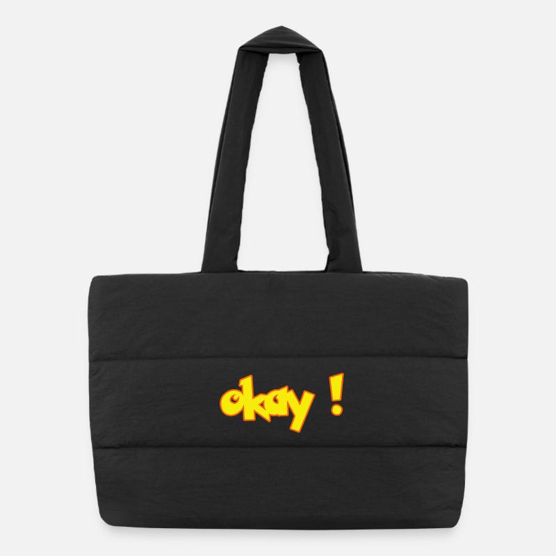 ok Puffer Shopping Bag