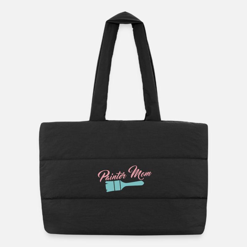 Painter Varnisher Puffer Shopping Bag