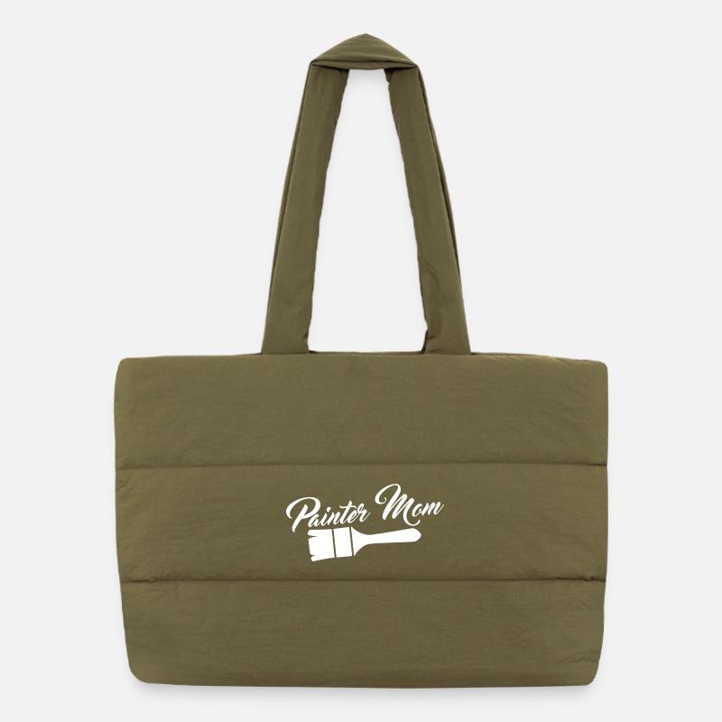 Painter Mother Puffer Shopping Bag