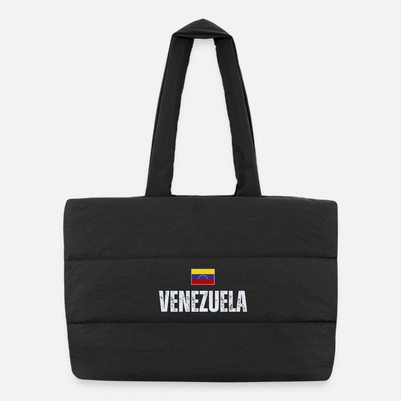Flagge von Venezuela, hergestellt in Venezuela Puffer-Einkaufstasche