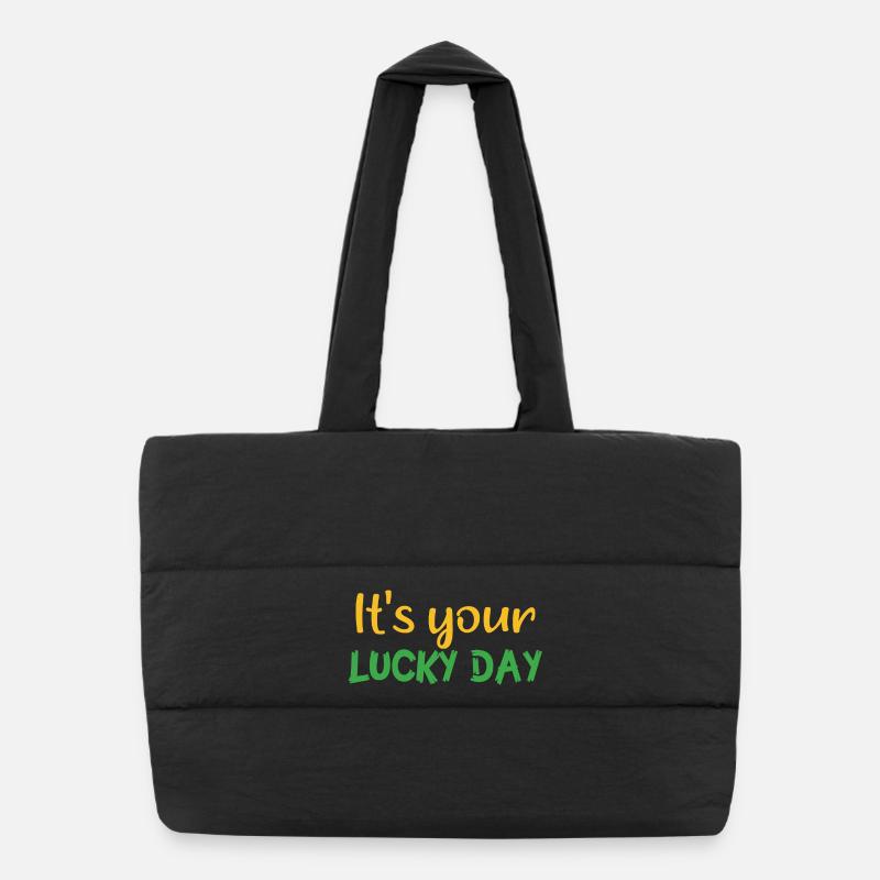 It´s your lucky day Puffer-Einkaufstasche