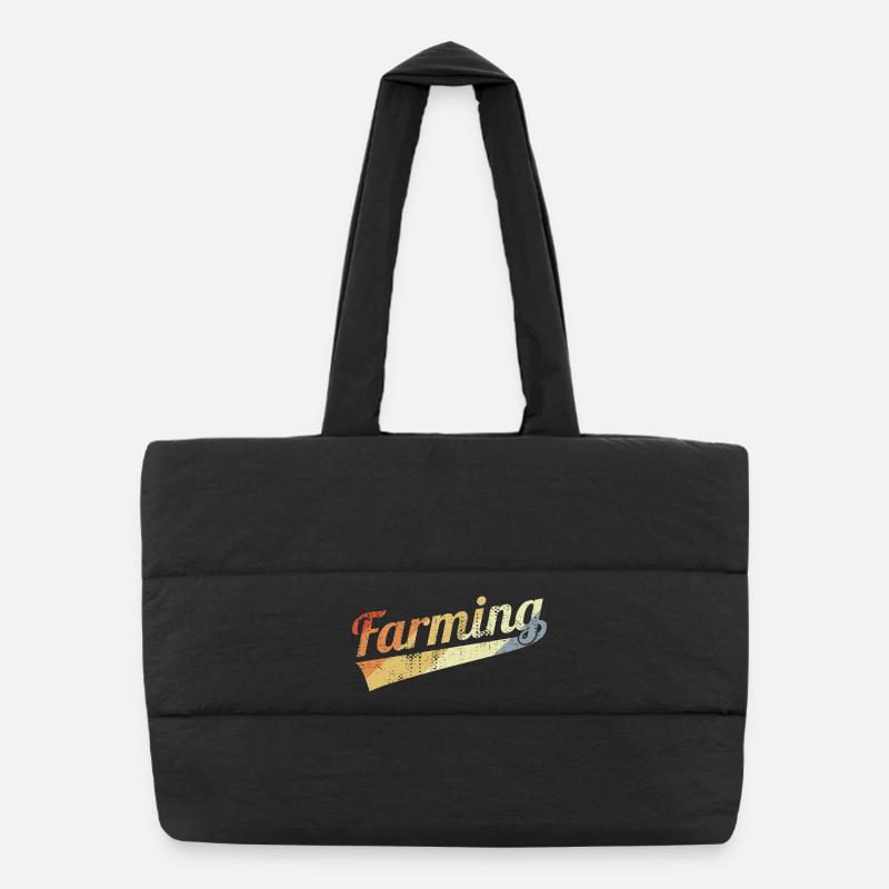 Farmer Vintage Look Sac shopping matelassé
