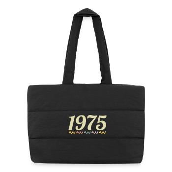 1975 - Puffer-Einkaufstasche - Schwarz - Vorne
