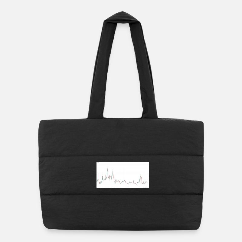 T-shirt graphique « Share The Gains » Sac shopping matelassé