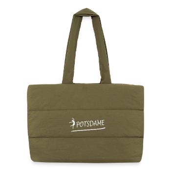 POTSDAME - Puffer Shopping Bag - safari green - Front