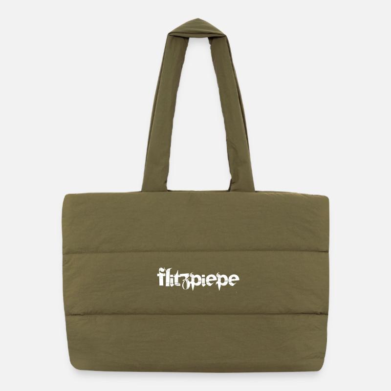 Flitzpiepe Puffer-Einkaufstasche
