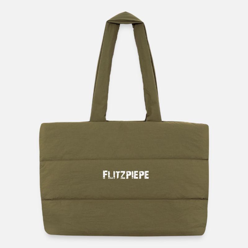 Flitzpiepe Puffer-Einkaufstasche