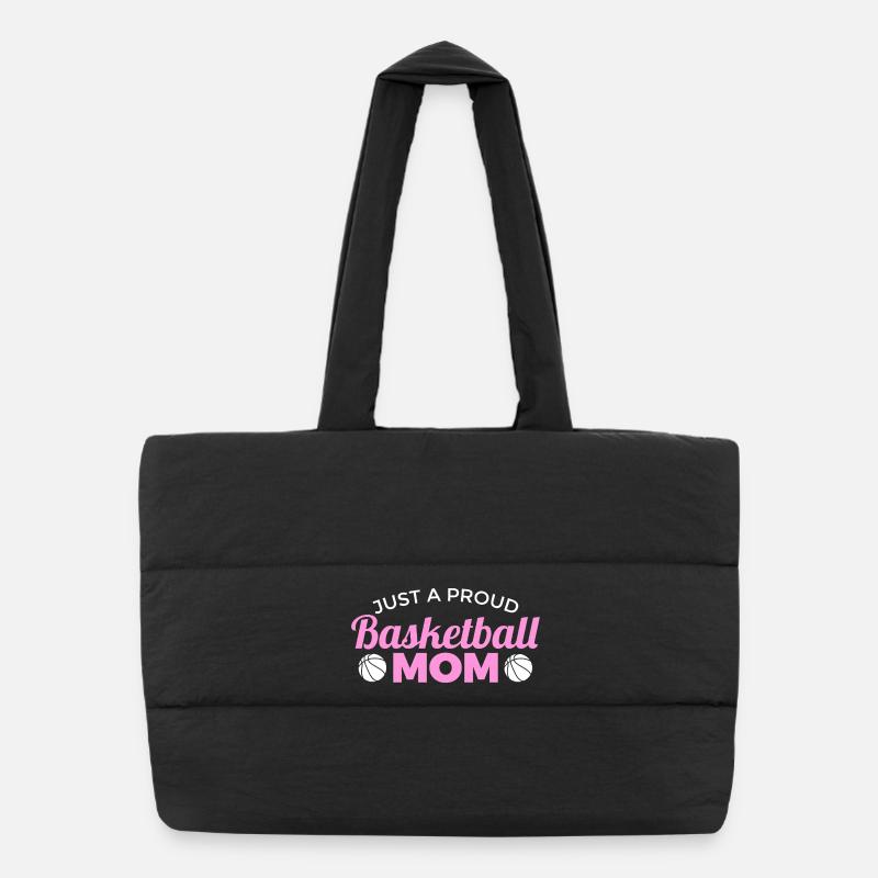 Maman basketball Sac shopping matelassé