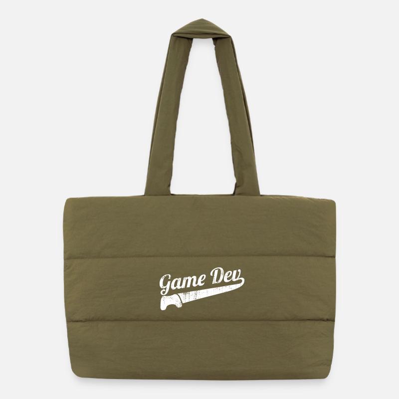 Développeur de jeux Sac shopping matelassé