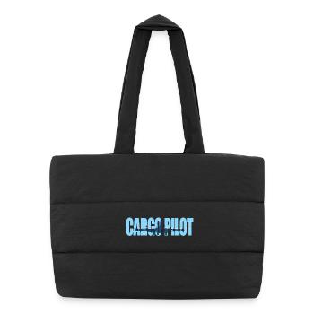 Cargo pilot - Puffer-Einkaufstasche - Schwarz - Vorne