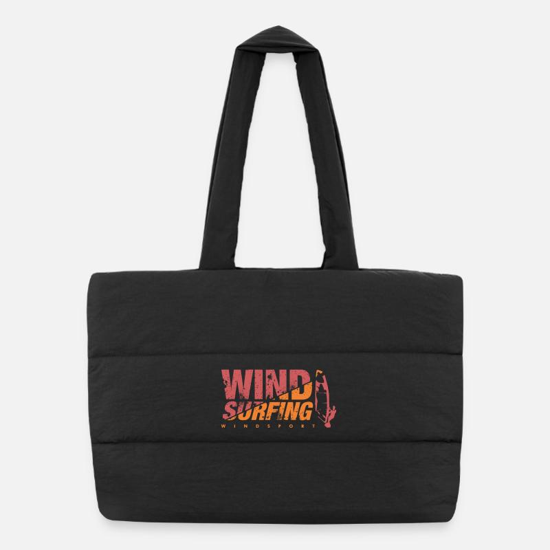 WINDSURFING Windsurfen Puffer-Einkaufstasche