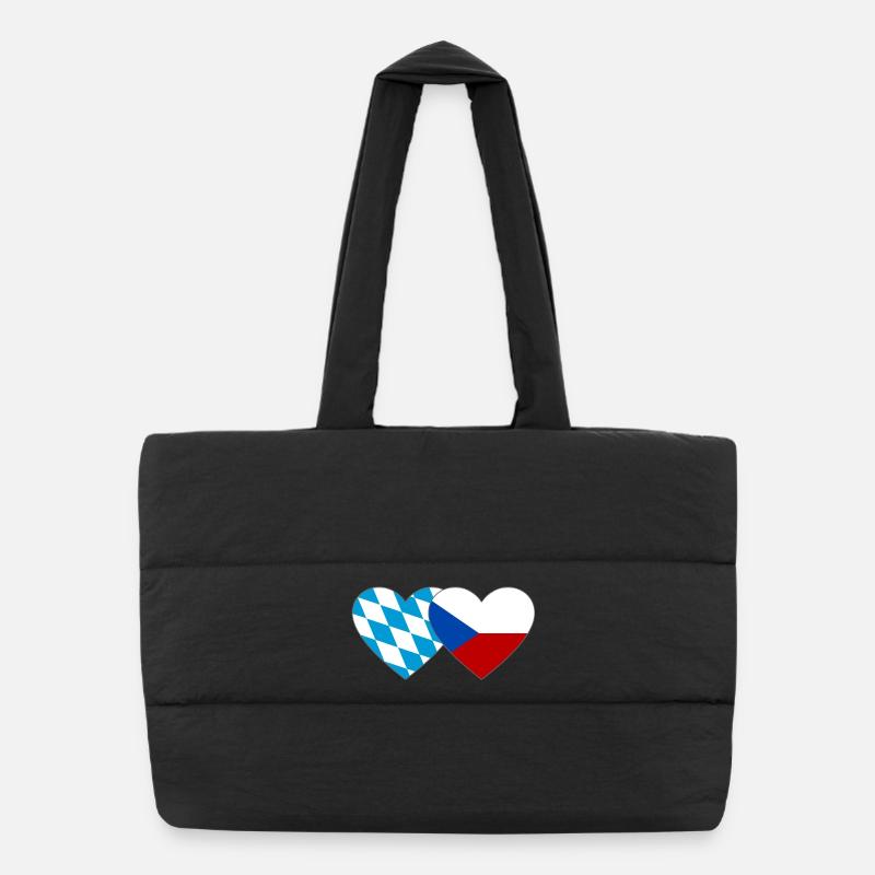 Bavière, République tchèque, Heart Association Sac shopping matelassé