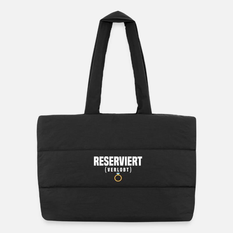 fiancé Sac shopping matelassé